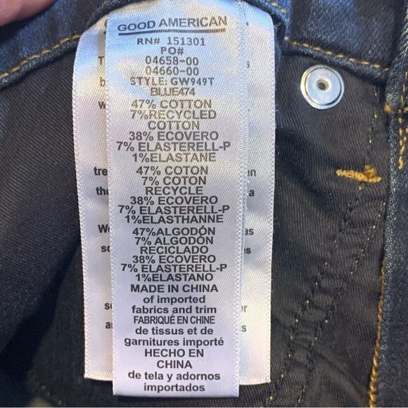 Good American Good Waist Jeans Size 4 - Picture 8 of 9